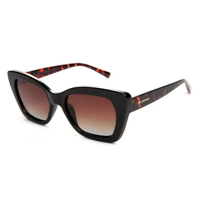 Óculos de Sol Feminino Eco Gatinho Degradê Marrom OC.CL.4844.5701 M