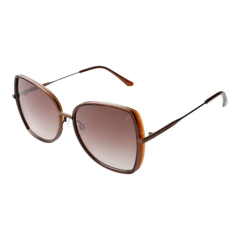 Óculos de Sol Feminino Chilli Beans Quadrado Marrom OC.MT.4104.5702