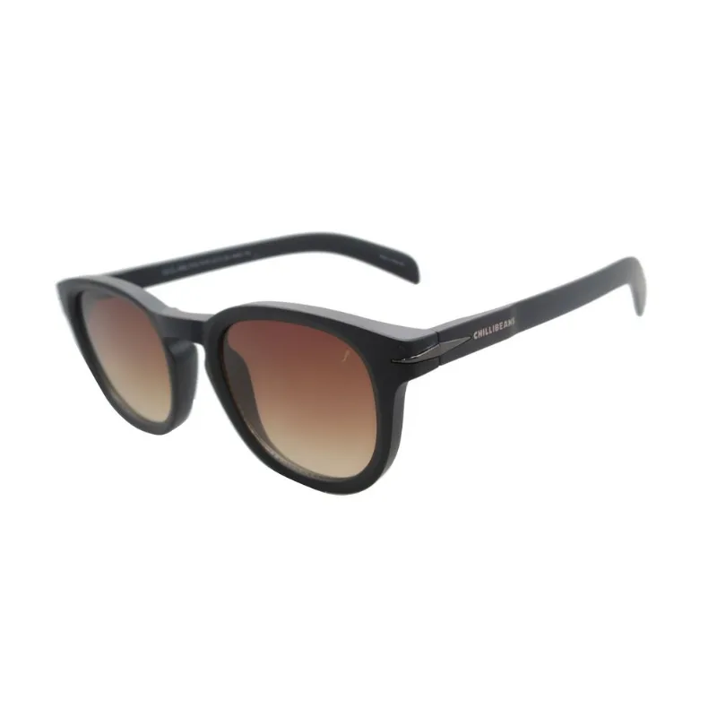 Óculos de Sol Masculino Chilli Beans Redondo Degradê Marrom OC.CL.4985.5702 M