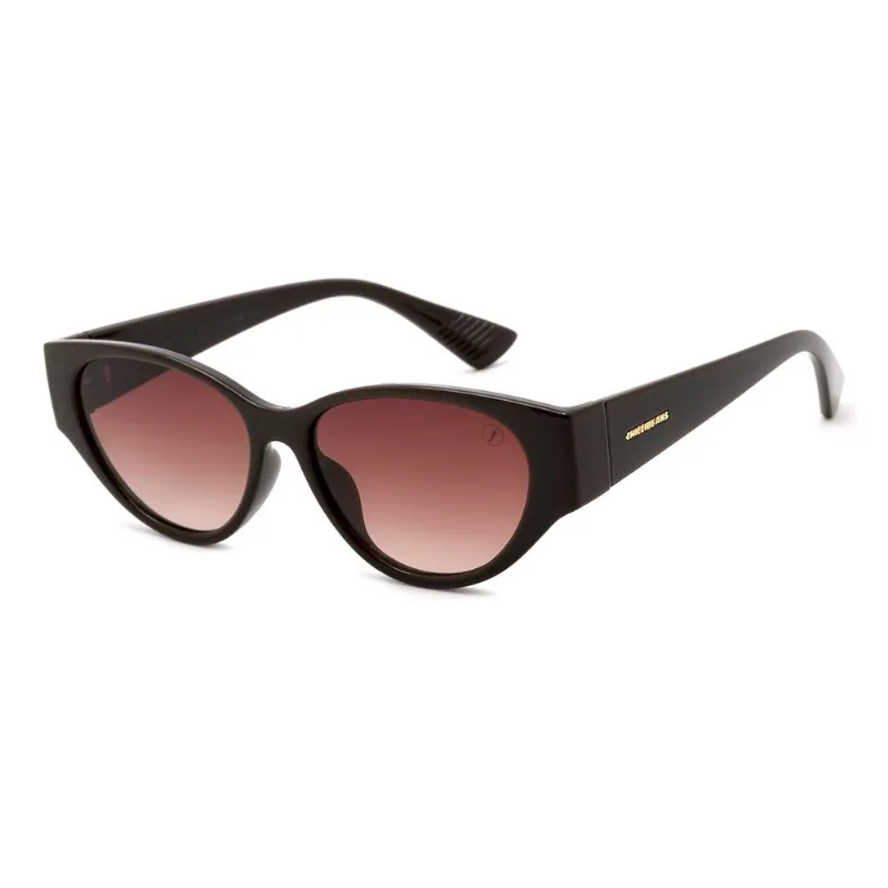 Óculos de Sol Feminino Chilli Beans Redondo Degradê Marrom OC.CL.4989.5702 M