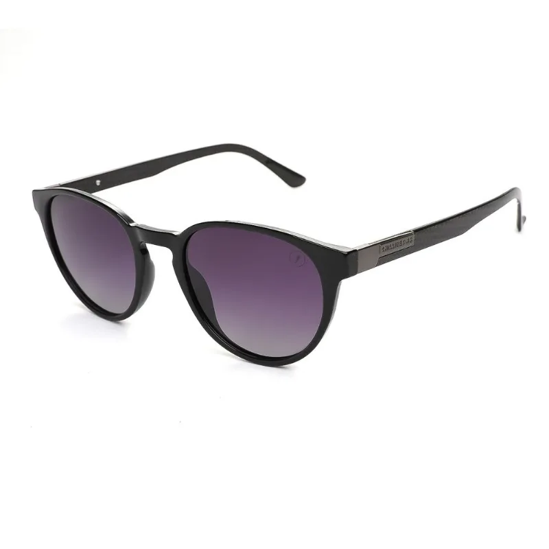 Óculos de Sol Masculino Chilli Beans Redondo Polarizado Cinza OC.CL.4990.0401M