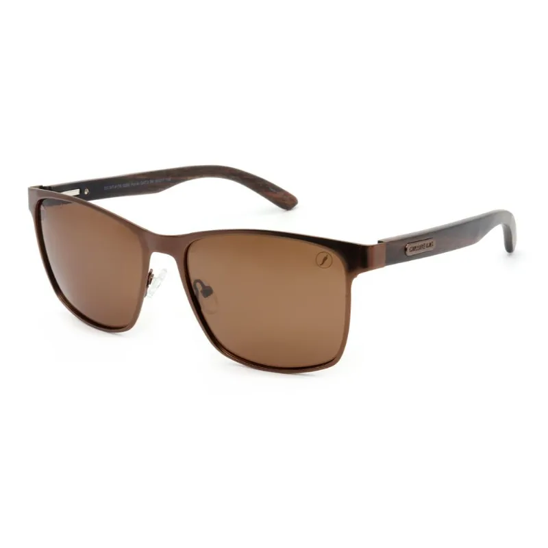 Óculos de Sol Masculino Chilli Beans Quadrado Polarizado Marrom OC.MT.4175.0202