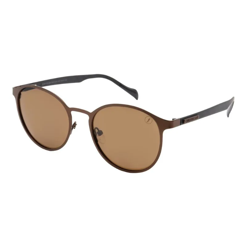 Óculos de Sol Masculino Chilli Beans Trend Redondo Polarizado Marrom OC.MT.4176.0202
