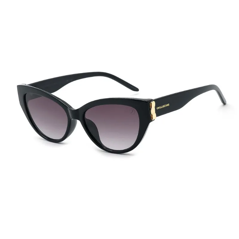Óculos de Sol Feminino Chilli Beans Redondo Degradê Preto OC.CL.5006.2001 M