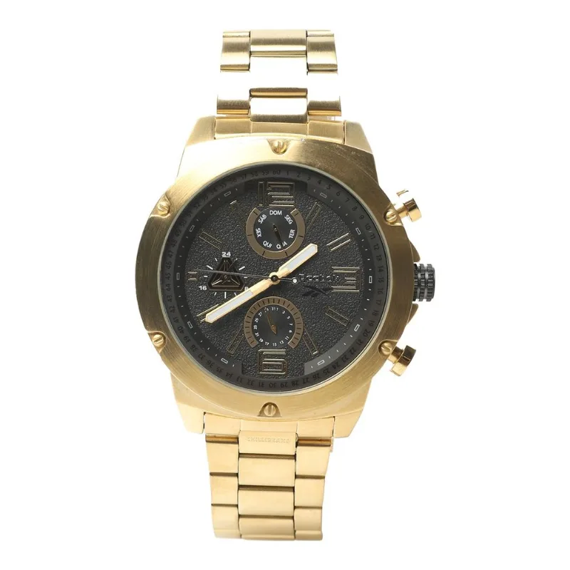 Relógio Analógico Masculino Reebok Casual Dourado RE.MT.1717.2121 M