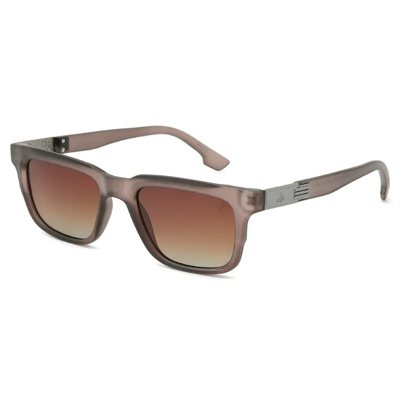 Óculos de Sol Masculino PlayStation Quadrado Polarizado Cinza OC.CL.5108.5704 M