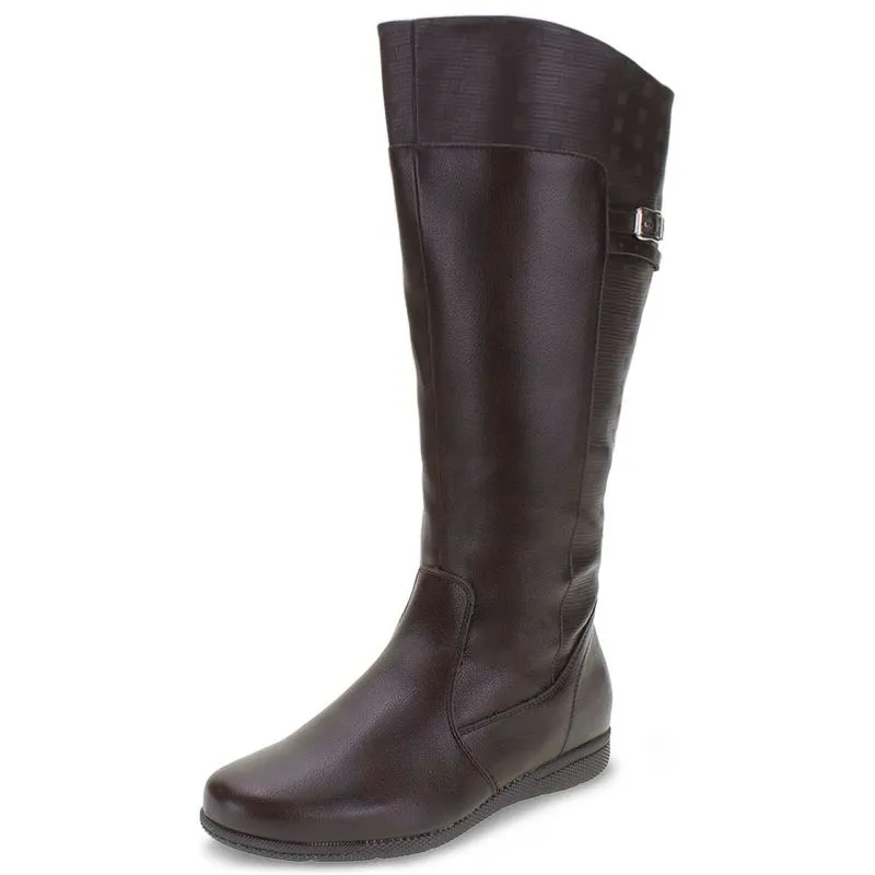Bota Feminina Cano Alto Mooncity - 71073 CAFÉ 40