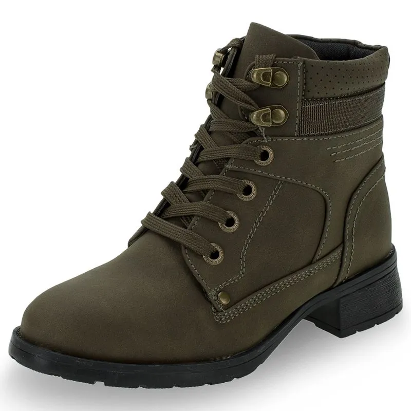 Bota Infantil Feminina Mooncity - 76023 VERDE 35