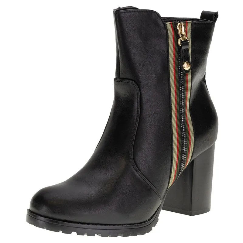 Bota Feminina Cano Baixo Mooncity - 73123 PRETO 38