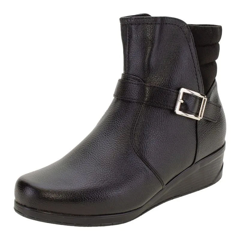 Bota Feminina Cano Baixo Mooncity - 71055 PRETO 38