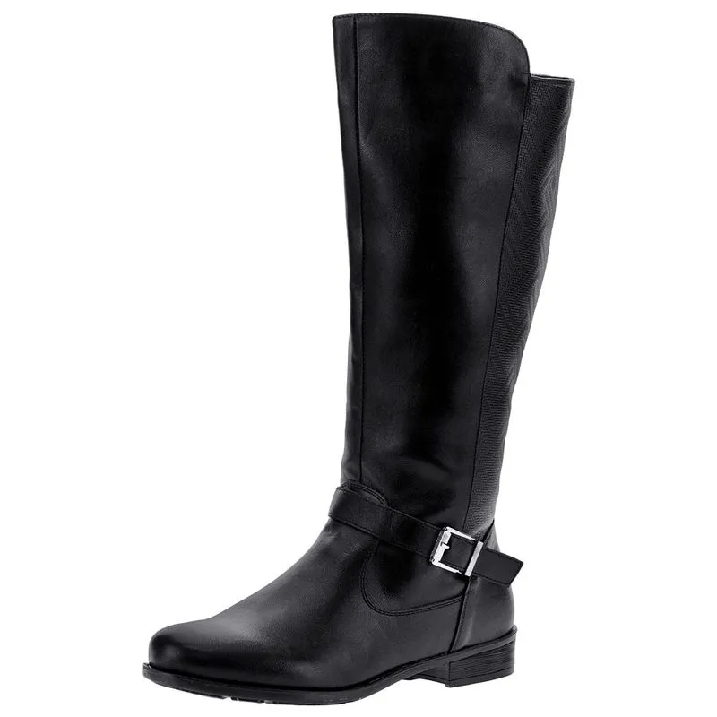 Bota Feminina Cano Alto Mooncity - 72086 PRETO 36