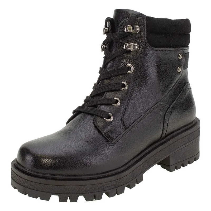 Bota Feminina Coturno Mooncity - 72096 PRETO 34