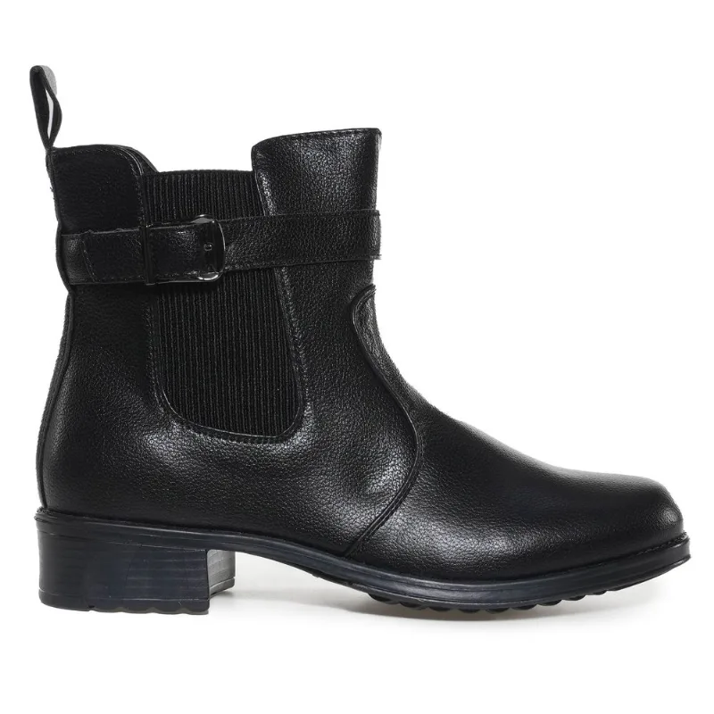 Bota Feminina Cano Baixo Moon City Preta PRETO - 38
