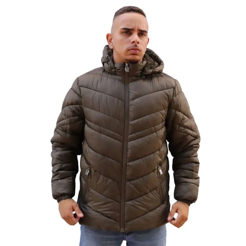 Jaqueta Nylon Masculina Forrada com Pelo Broken Rules 560099