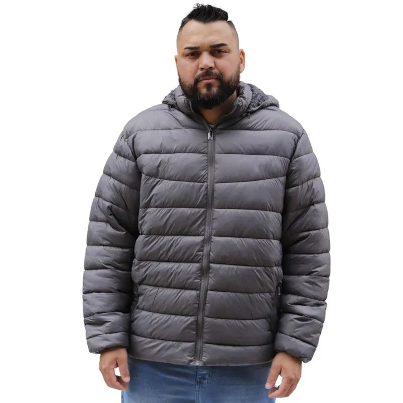 Jaqueta Nylon Masculina Forro Peluciado Plus Size Delkor 568021
