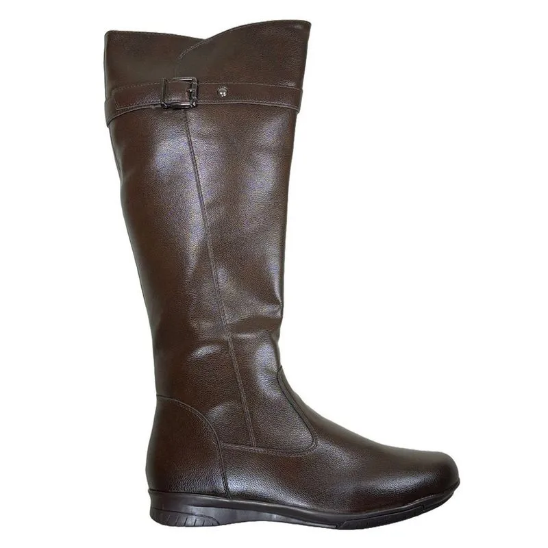 Bota Mooncity Anabela Cano Alto Feminina