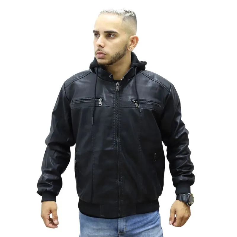 Jaqueta Corino Resinada Masculina Broken Rules 520150