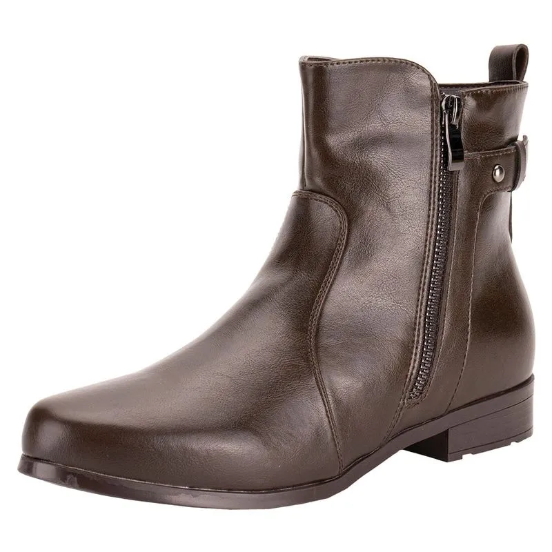 Bota Feminina Cano Baixo Mooncity 72325 CAFÉ 38