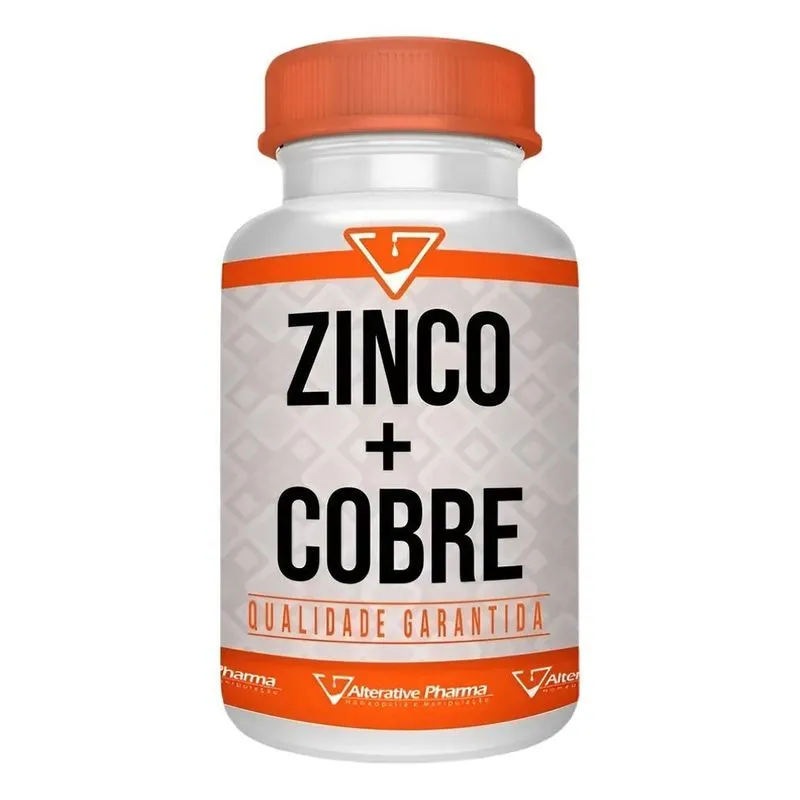 3x Zinco Quelato 15mg + Cobre Quelato 1mg - 120 Cápsulas Sab