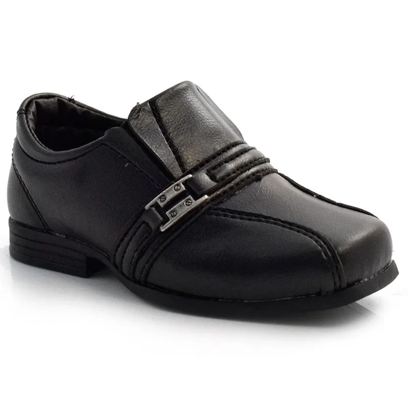 Sapato Social Finobel Classic Infantil Preto SCI.09.093 23