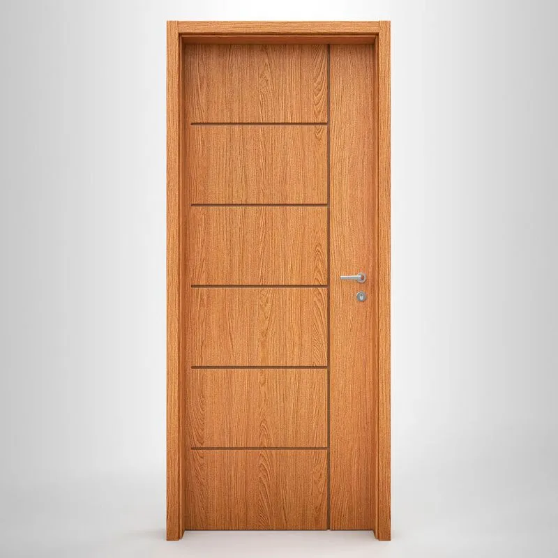 Folha de Porta Frisada Eucaplac Elegance Teka Milano Núcleo Vazado 92 (L)
