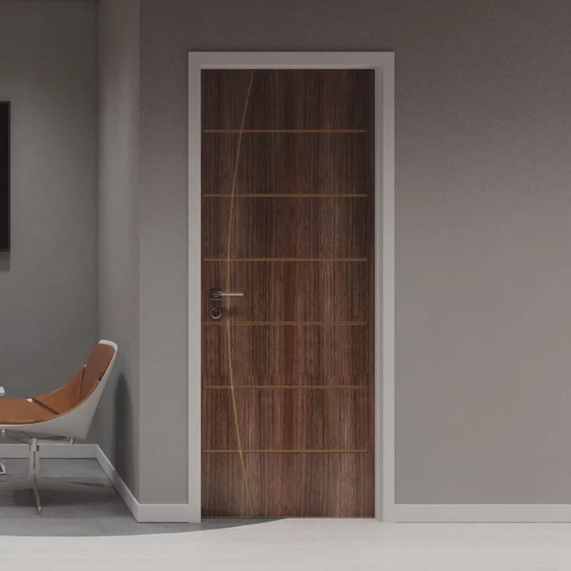 Folha de Porta de Madeira 210x82cm Espessura 3,5cm mmc Eucaplac Frisada Tivoli Eucatex - Eucatex