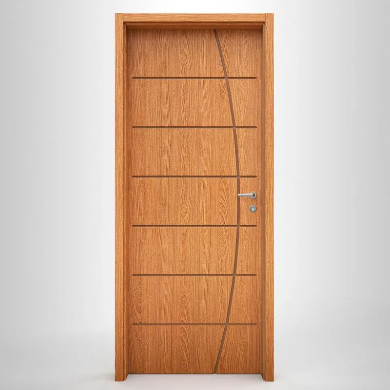 Folha de Porta Frisada Eucaplac Tivoli Teka Milano Núcleo Sólido 80 (L)