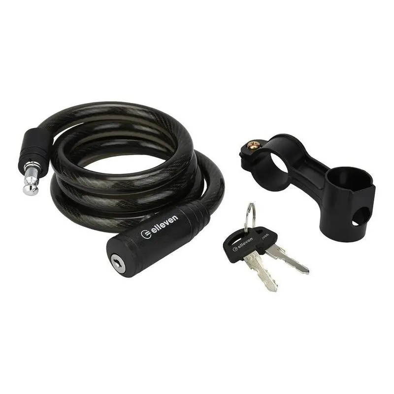 Cadeado Para Bicicleta Espiral Elleven 1 Metro Com Chave Cor