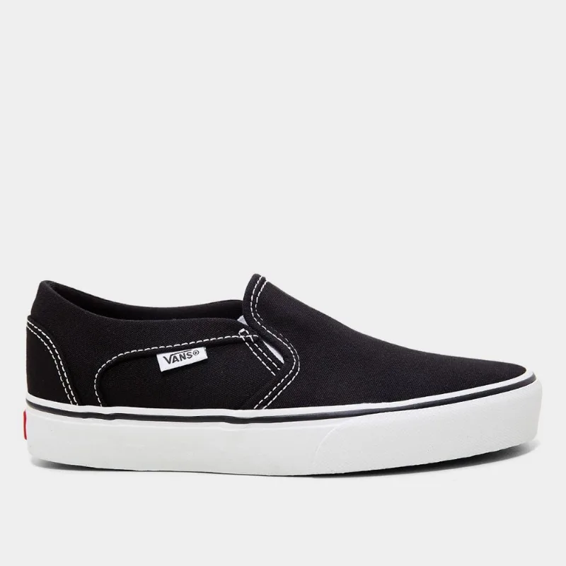 Tênis Vans Asher Feminino - Feminino - Preto+Branco