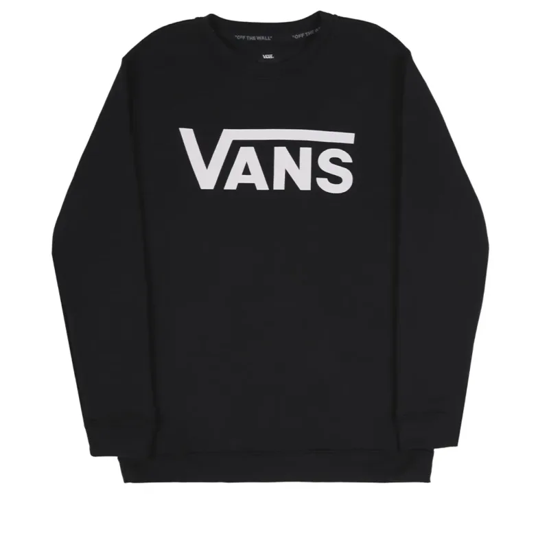 Moletom Vans Classic Crew Infantil Black White