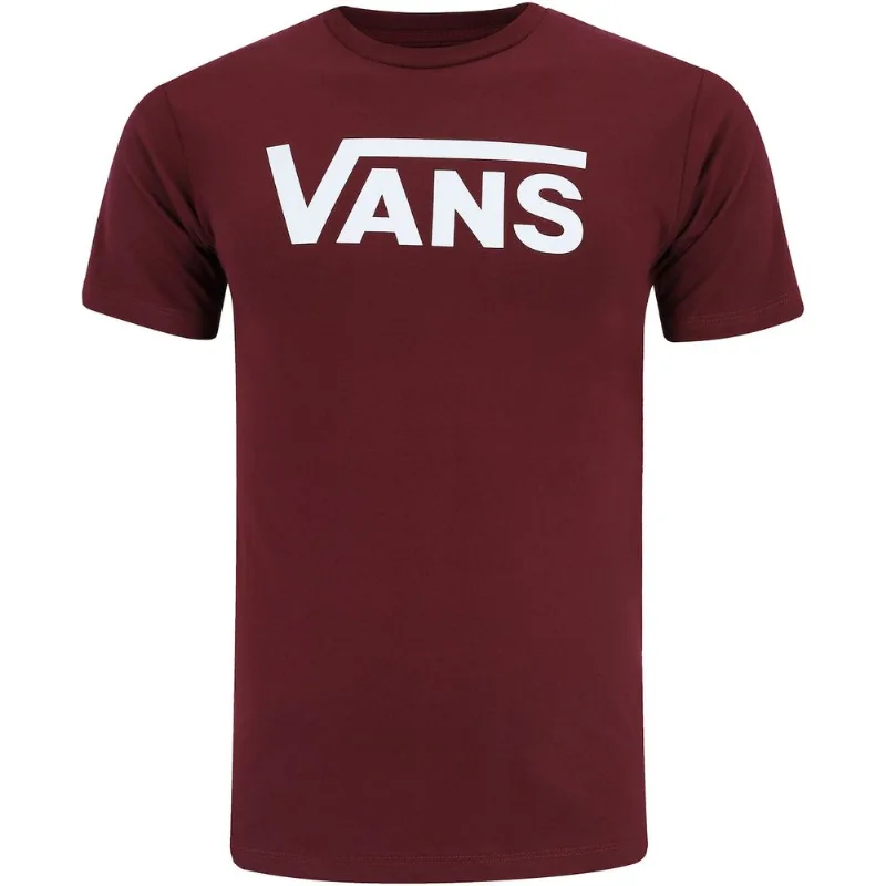Camiseta Vans Manga Curta Classic Mc - Masculina Vinho EX