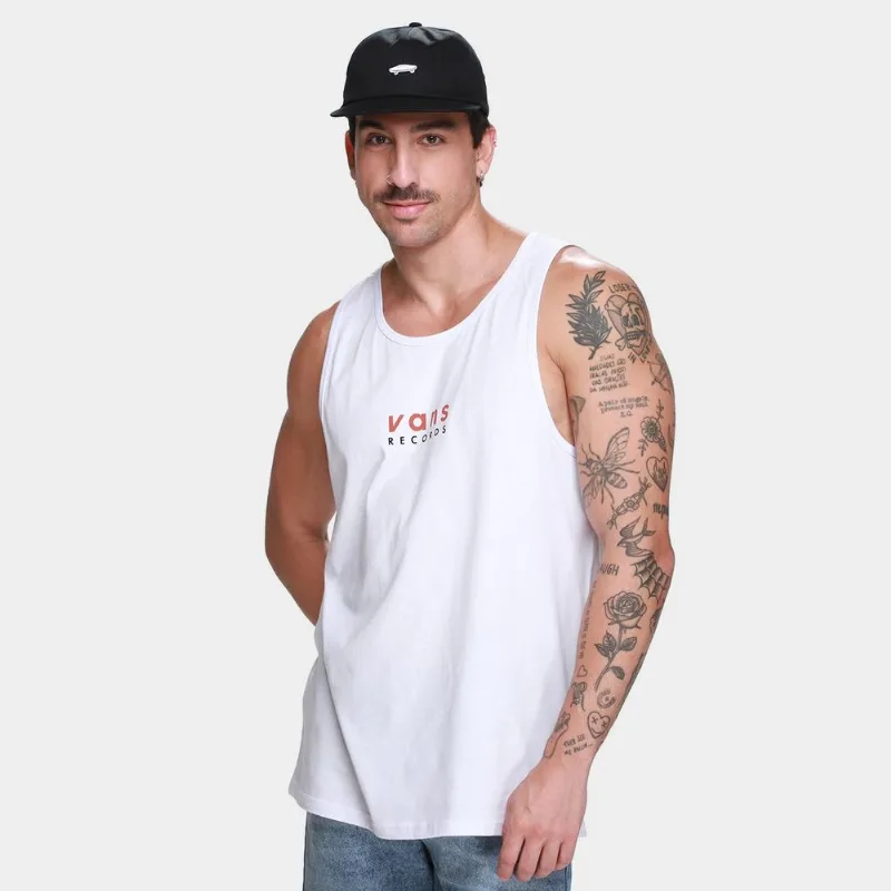 Regata Vans Records Masculina - Masculino - Branco