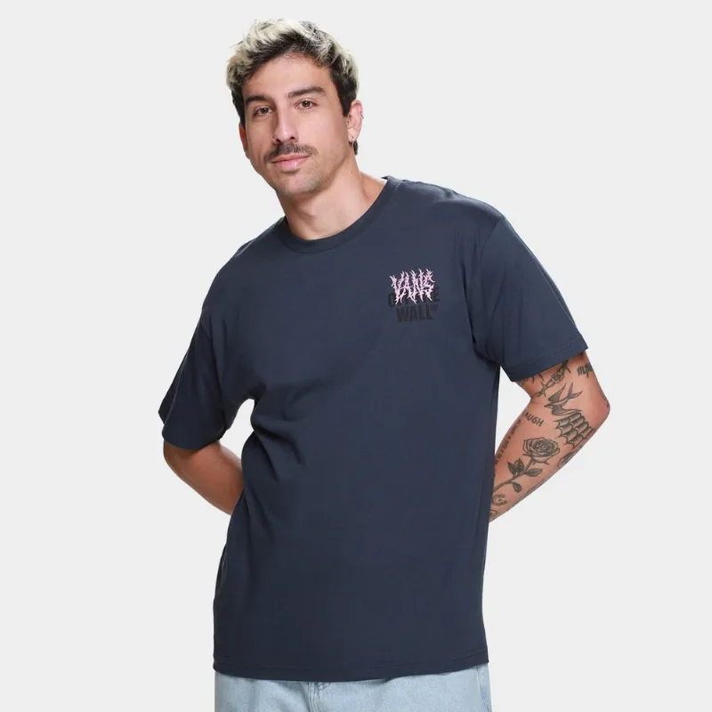 Camiseta Vans Metal Wall Masculina - Masculino - Azul