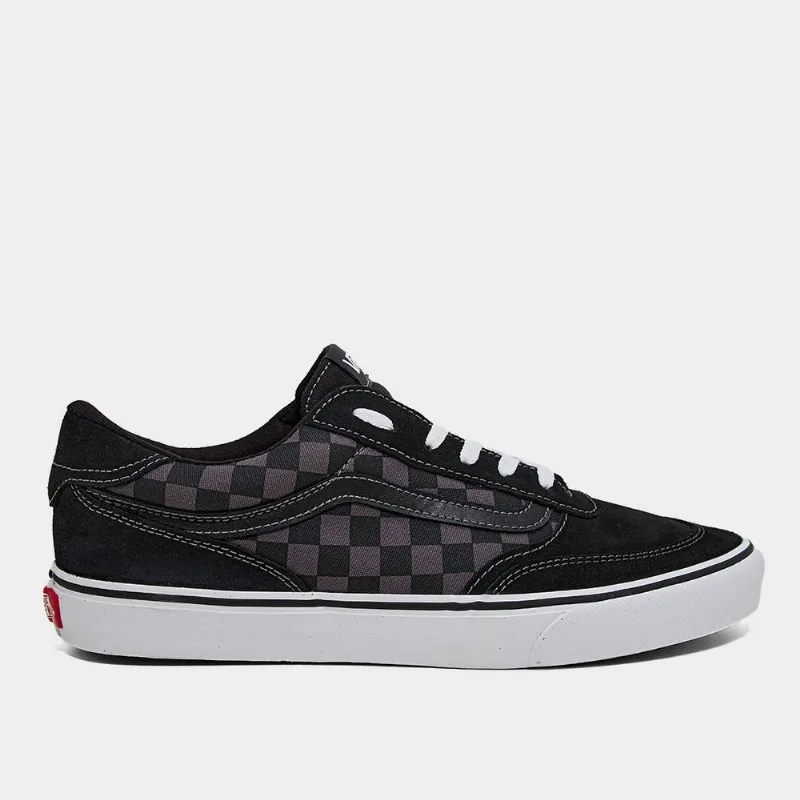 Tênis Vans Brooklyn Ls Masculino - Masculino - Branco+Preto