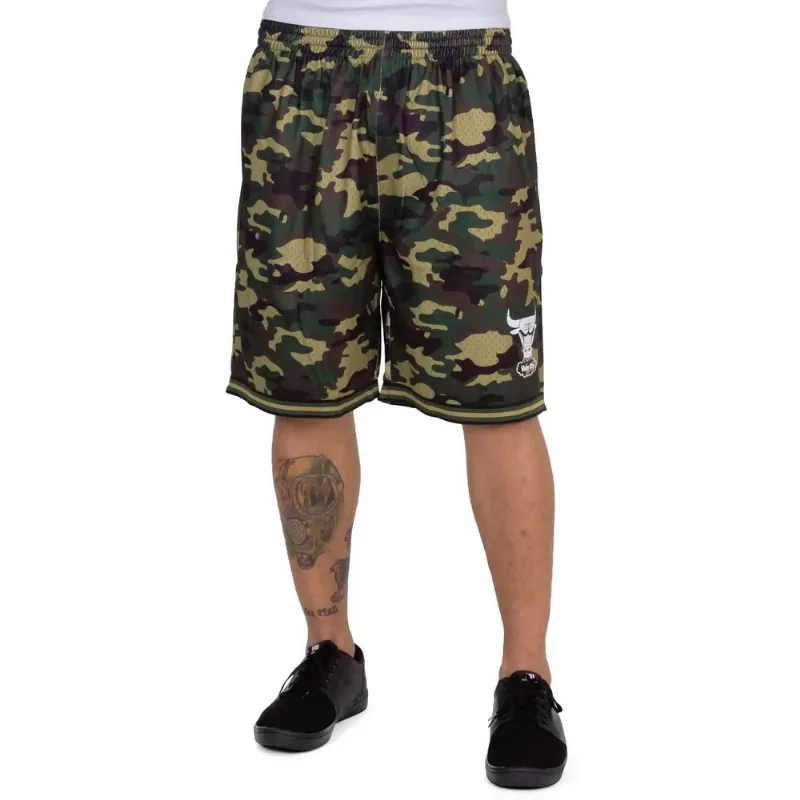 Shorts Mitchell & Ness Swingman Chicago Bulls Camuflado - M