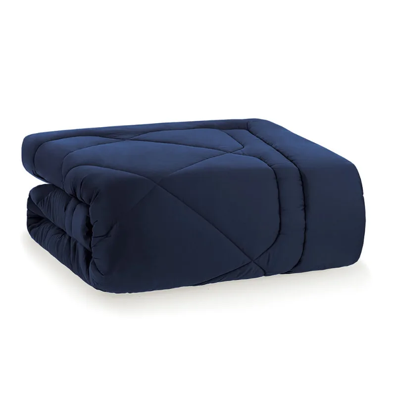 Edredom Casal 300 Fios Grasso Azul Siciliano