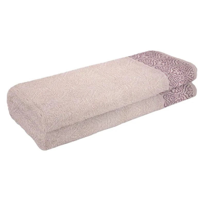 Toalha de Banho Karsten Helena 100% Algodão Rosa