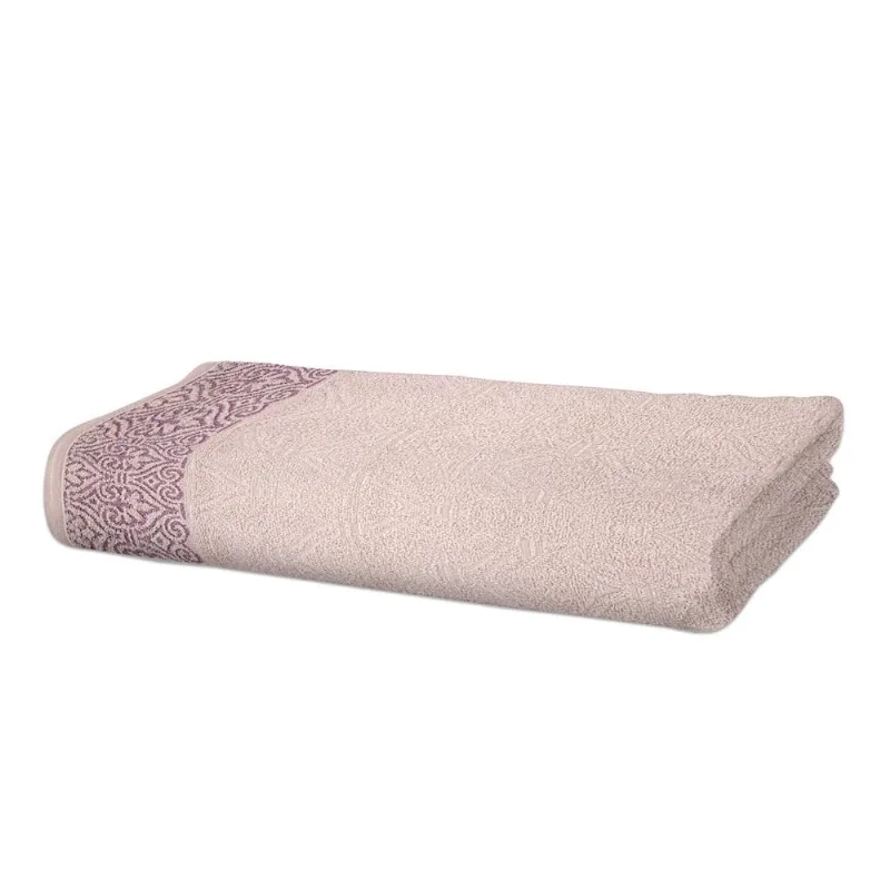 Toalha de Rosto Karsten Helena Algodão Rosa