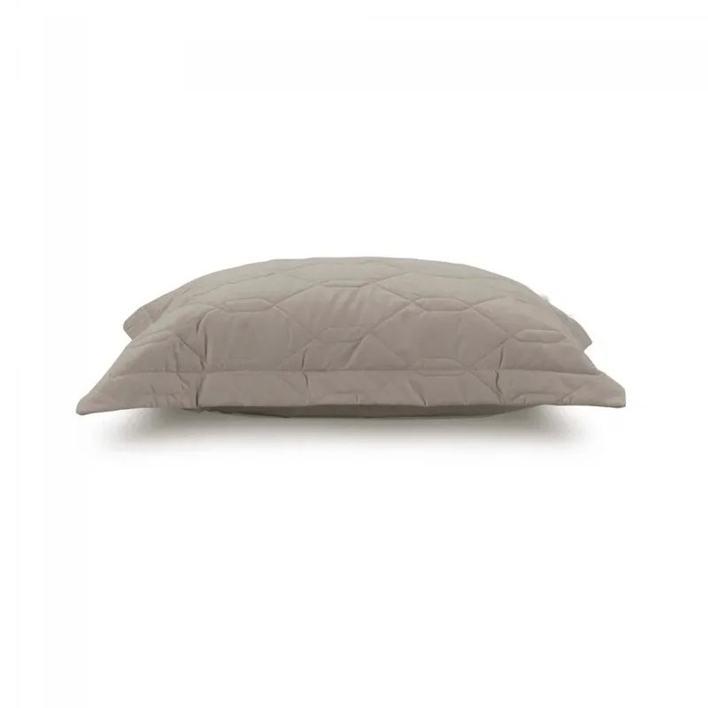 Porta-travesseiro Karsten Liss 50cmx70c taupe