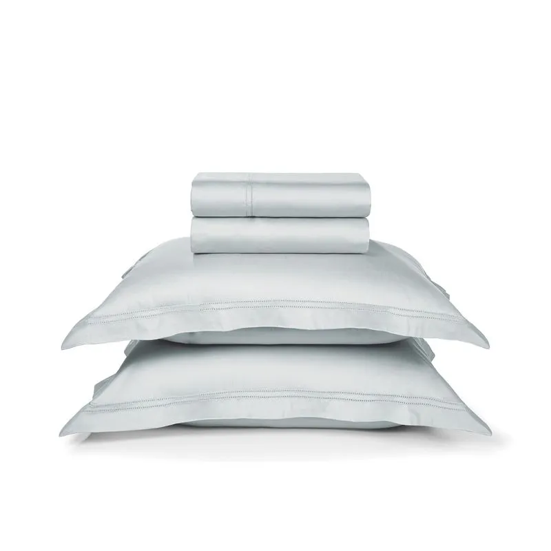 Jogo de Cama Casal Trussardi 300 Fios Cetim Galieno Branco MARMO