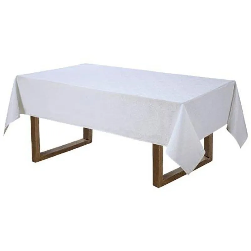 Toalha de Mesa Retangular Vilares 1600x3200 Mm Branco Karsten
