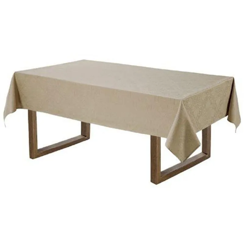 Toalha de Mesa Retangular Vilares 1600x3200 Mm Noz Moscada Karsten