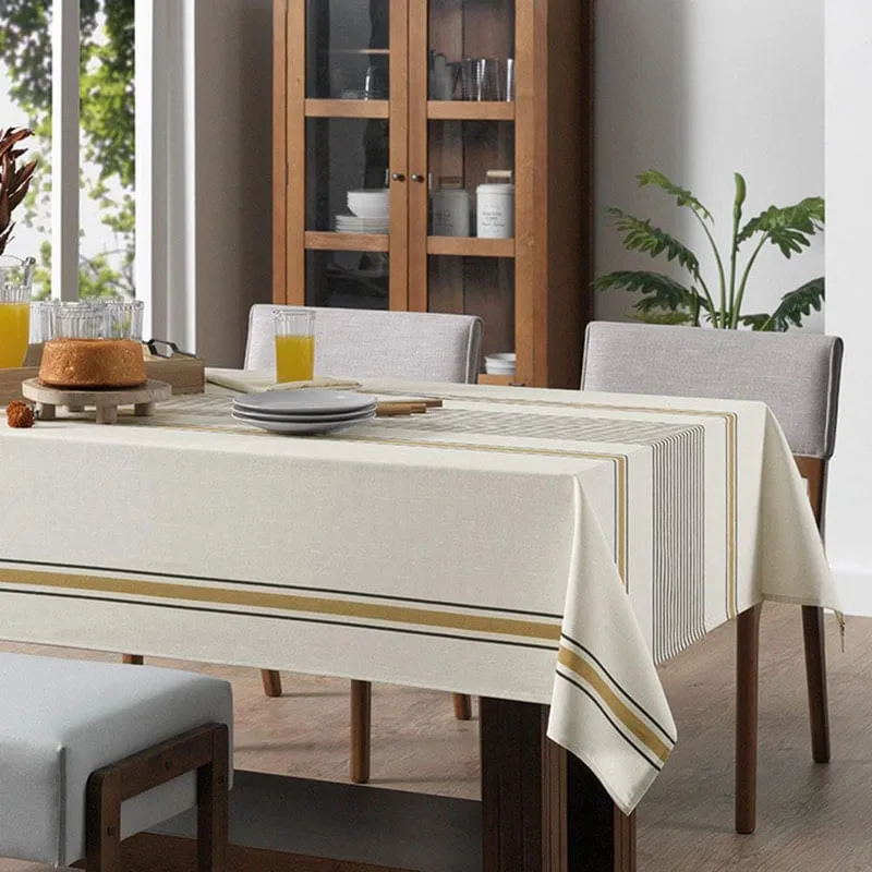 Toalha De Mesa Quadrada Karsten 4 Lugares Cortês 140X140Cm