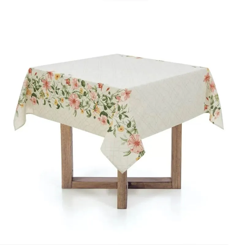 Toalha de mesa Quadrada Sempre Limpa Extra Tom 1,4m x 1,4m - Karsten Isis