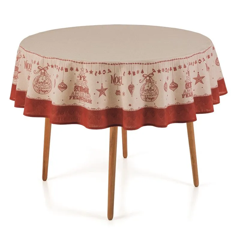 TOALHA DE MESA 1,60 MAGIA NATALINA