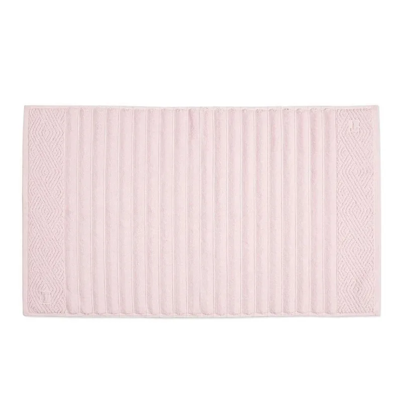 Toalha De Piso Trussardi Ondulato 48X80 100% Algodão Roseto