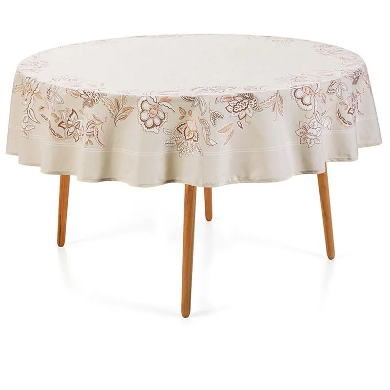 Toalha De Mesa Redonda 178cm Sempre Limpa Kayla Karsten