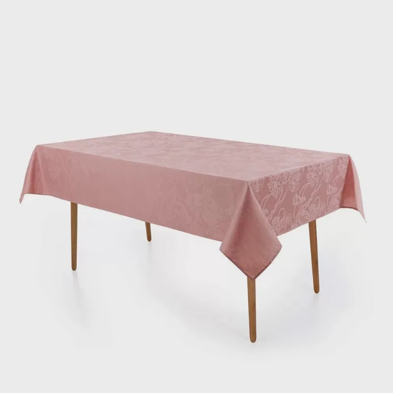 Toalha de Mesa Karsten Retangular 8 Lugares Sempre Limpa Lótus Lilás - Karsten