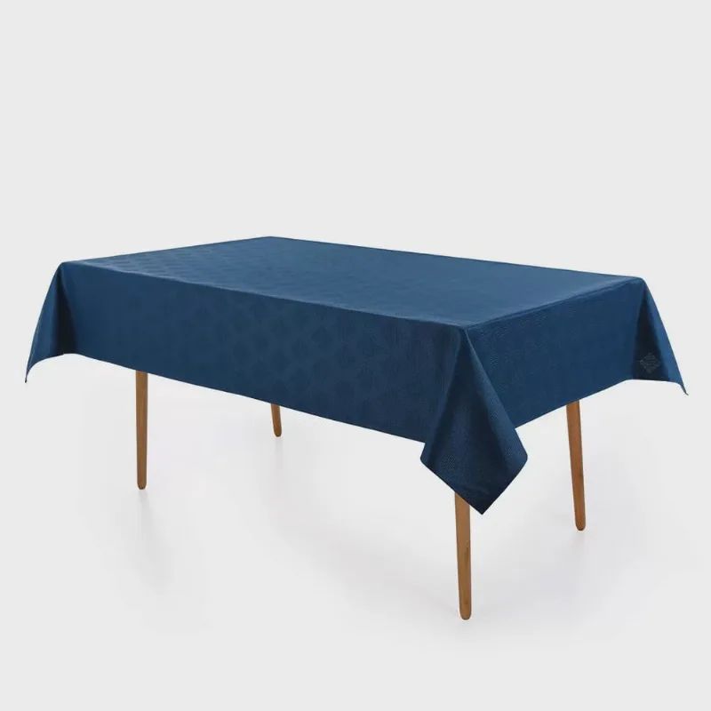 Toalha de Mesa Retangular 8 Lugares Sempre Limpa Zattar Marinho