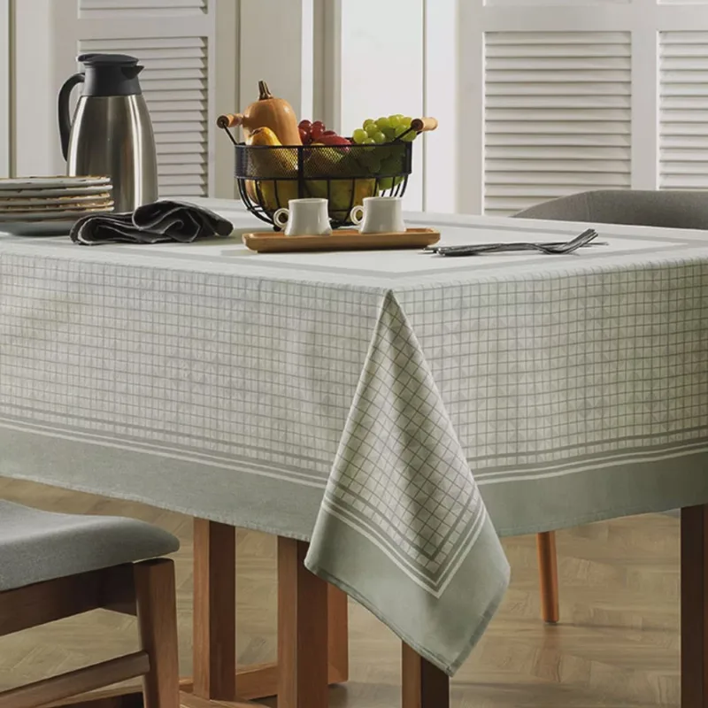Toalha de Mesa Karsten Retangular 8 Lugares 100% Algodão Ventura